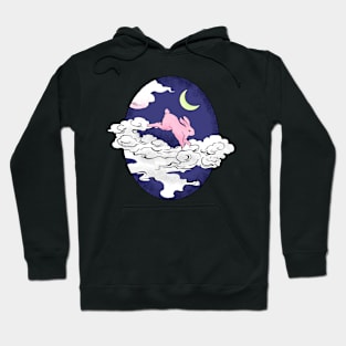 Moon rabbit Hoodie